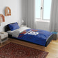 Haiti Heritage Football 2026 Custom Bedding Set Hispaniolan Trogon Bird