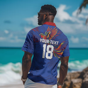 Haiti Heritage Football 2026 Custom Hawaiian Shirt Hispaniolan Trogon Bird