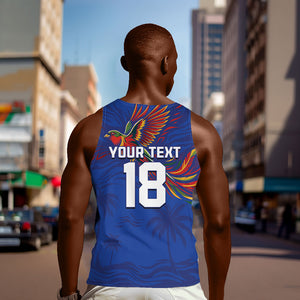 Haiti Heritage Football 2026 Custom Men Tank Top Hispaniolan Trogon Bird