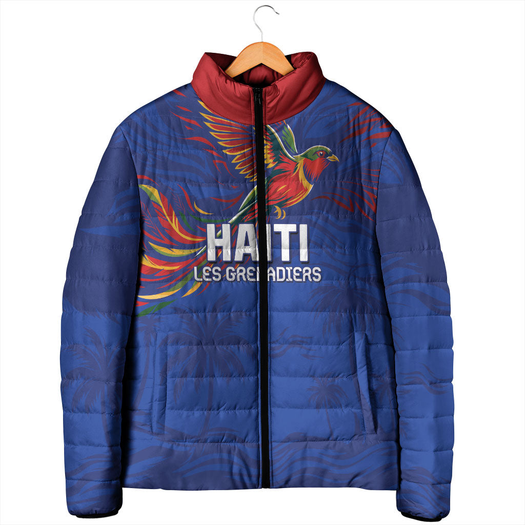 Haiti Heritage Football 2026 Custom Padded Jacket Hispaniolan Trogon Bird