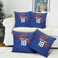 Haiti Heritage Football 2026 Custom Pillow Cover Hispaniolan Trogon Bird
