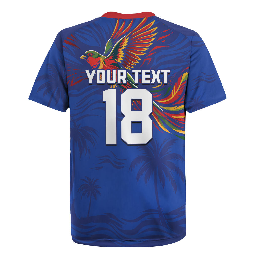 Haiti Heritage Football 2026 Custom Rugby Jersey Hispaniolan Trogon Bird