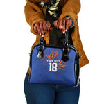 Haiti Heritage Football 2026 Custom Shoulder Handbag Hispaniolan Trogon Bird
