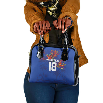 Haiti Heritage Football 2026 Custom Shoulder Handbag Hispaniolan Trogon Bird