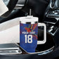 Haiti Heritage Football 2026 Custom Tumbler With Handle Hispaniolan Trogon Bird
