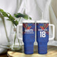 Haiti Heritage Football 2026 Custom Tumbler With Handle Hispaniolan Trogon Bird