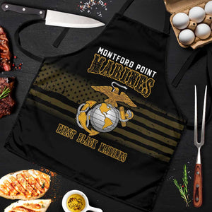 Honoring First Black Marines Apron The Montford Point Heroes
