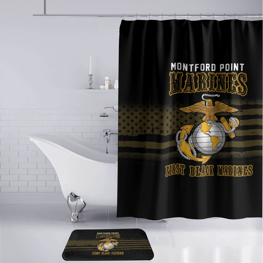 Honoring First Black Marines Bathroom Set The Montford Point Heroes