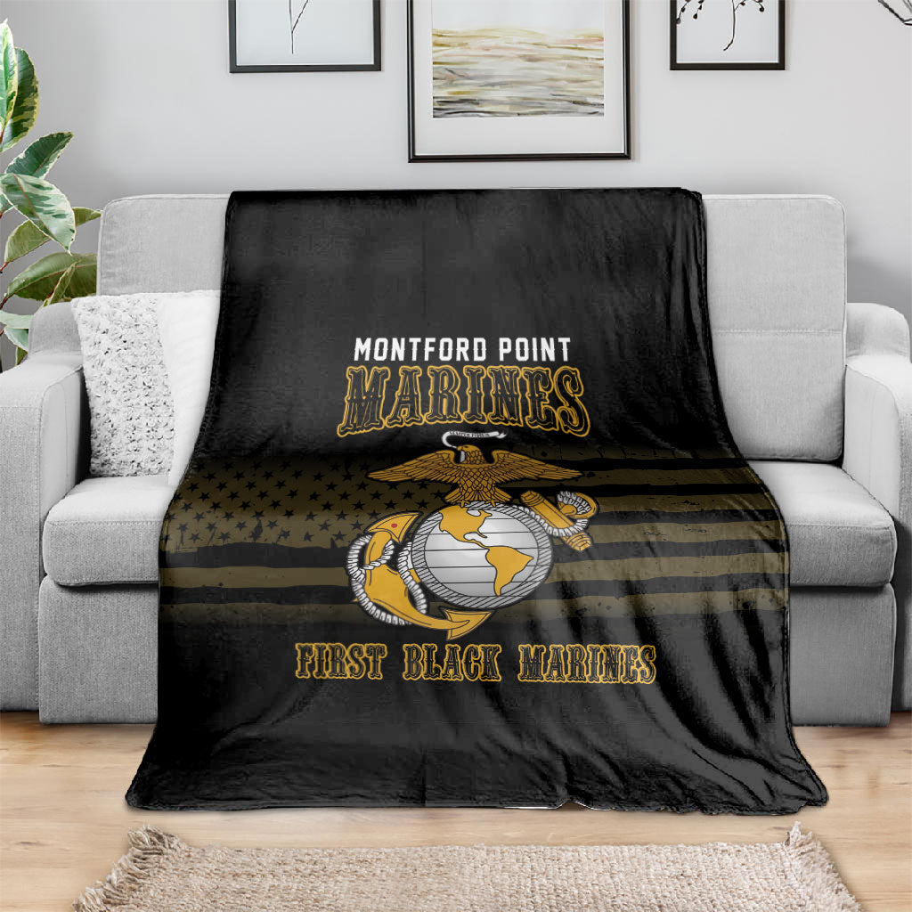 Honoring First Black Marines Blanket The Montford Point Heroes - African Pride
