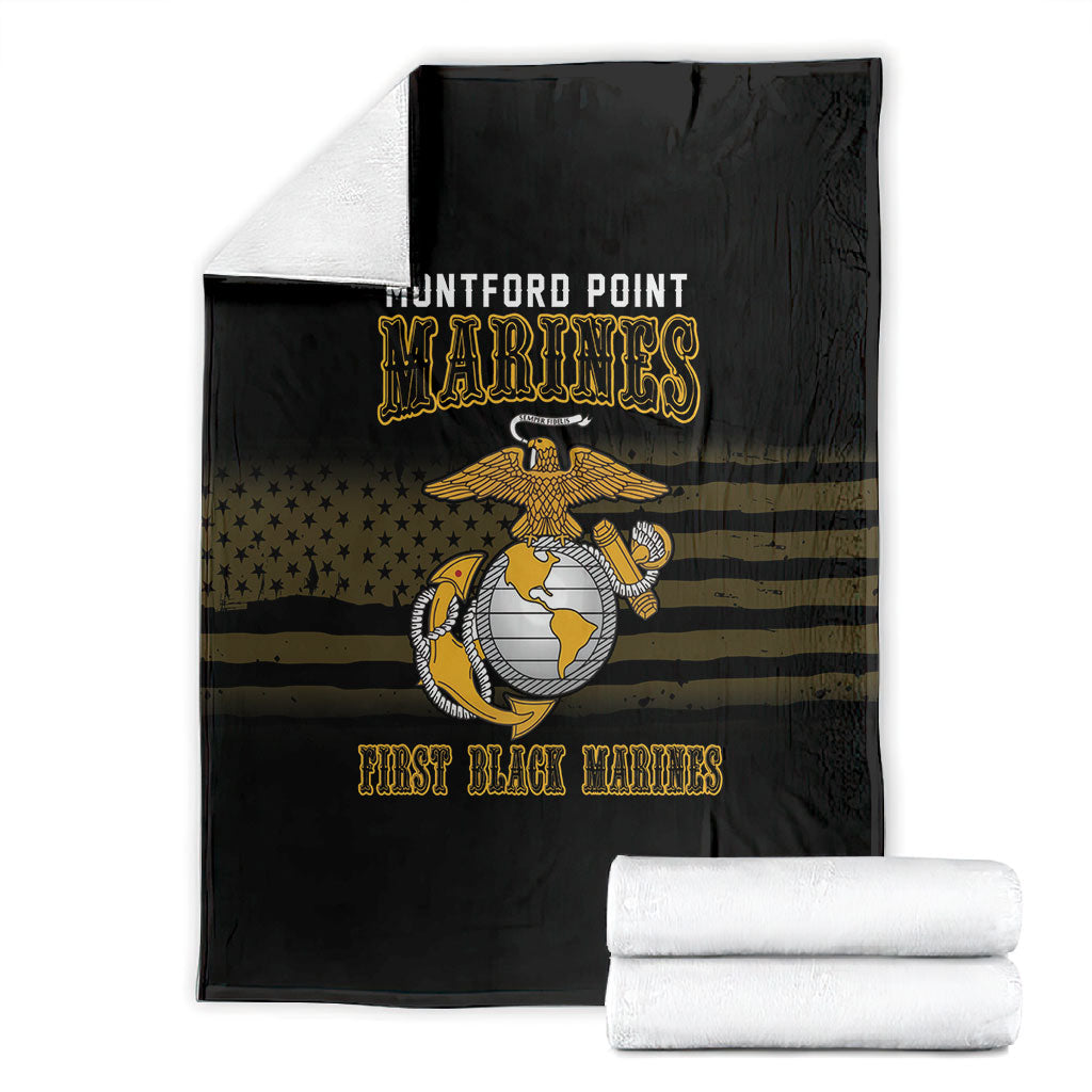 Honoring First Black Marines Blanket The Montford Point Heroes - African Pride