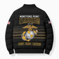 Honoring First Black Marines Bomber Puffer Jacket The Montford Point Heroes