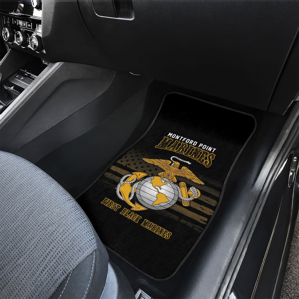 Honoring First Black Marines Car Mats The Montford Point Heroes - African Pride