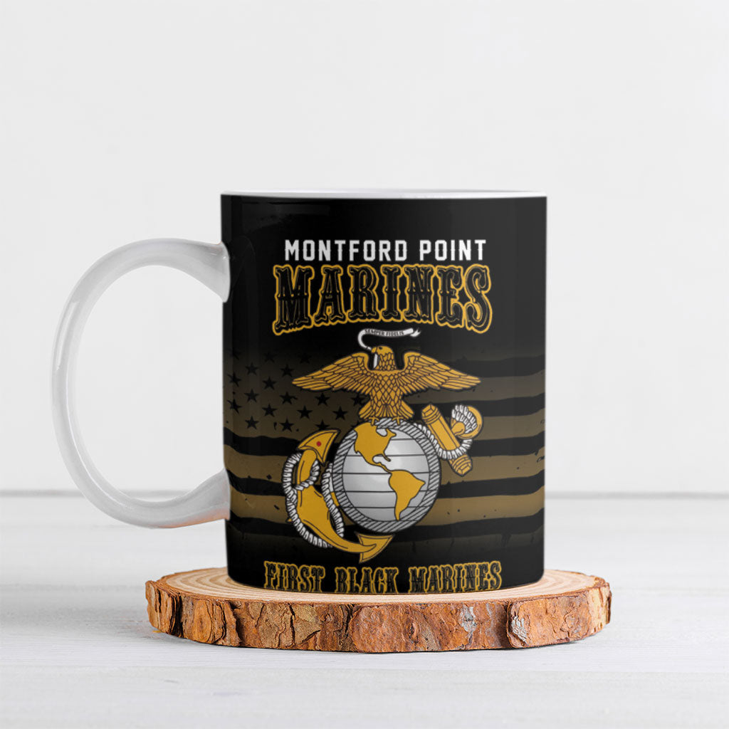 Honoring First Black Marines Ceramic Mug The Montford Point Heroes