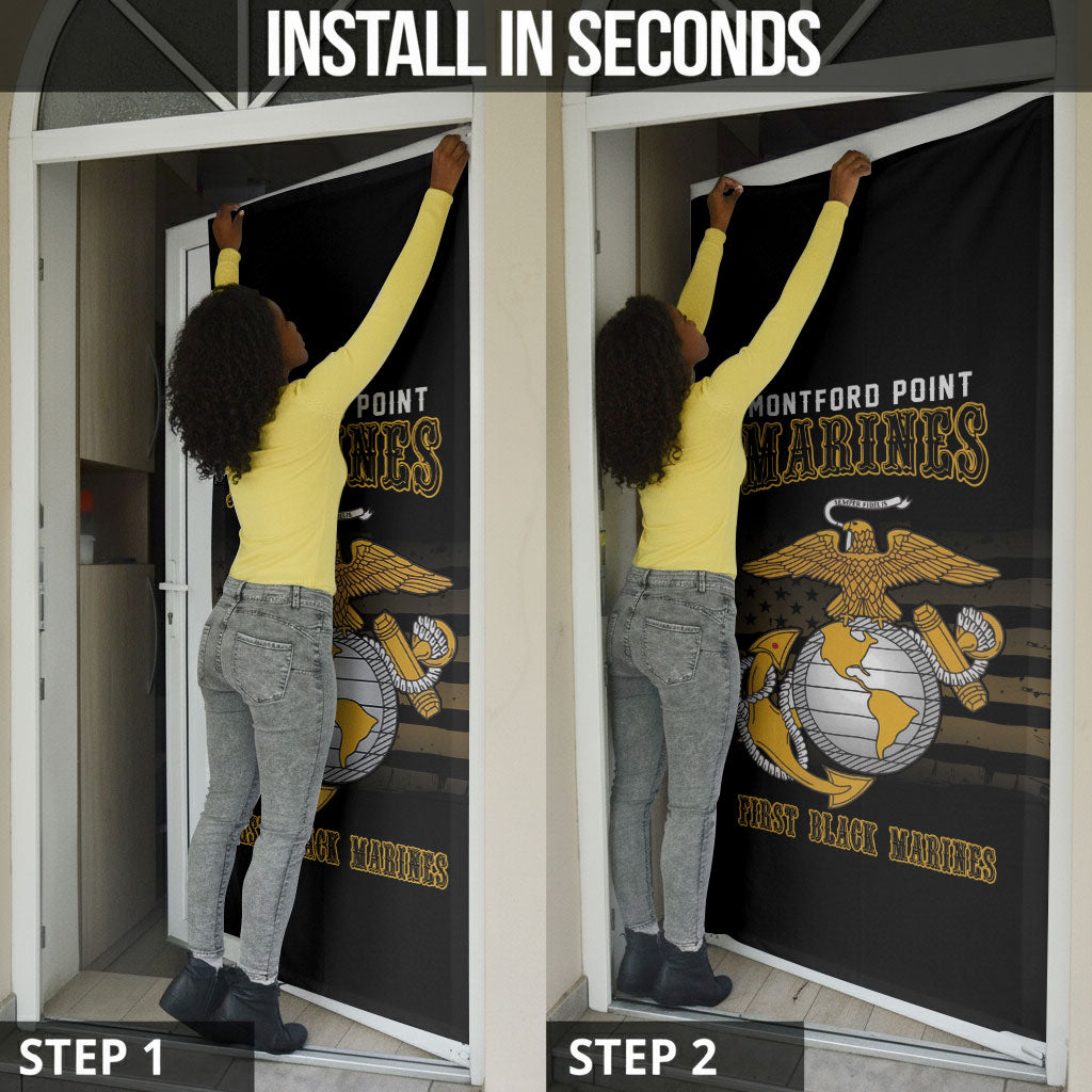 Honoring First Black Marines Door Cover The Montford Point Heroes