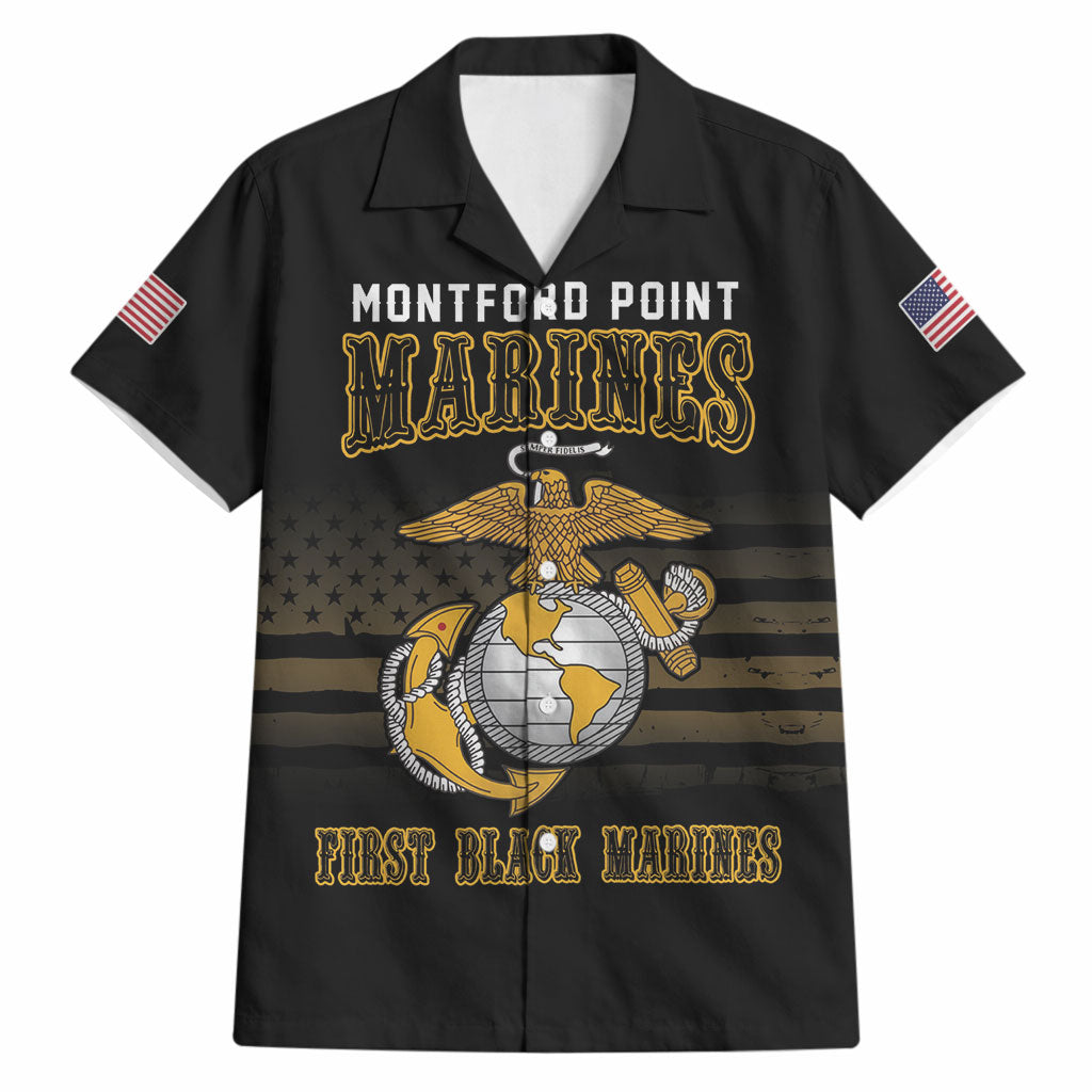 Honoring First Black Marines Hawaiian Shirt The Montford Point Heroes LT18