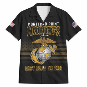 Honoring First Black Marines Hawaiian Shirt The Montford Point Heroes LT18