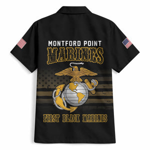 Honoring First Black Marines Hawaiian Shirt The Montford Point Heroes LT18