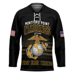 Honoring First Black Marines Hockey Jersey The Montford Point Heroes