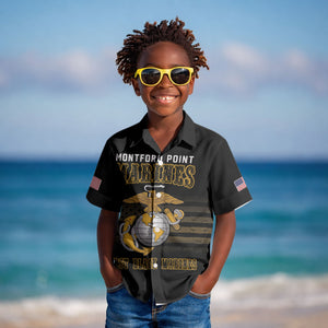 Honoring First Black Marines Kid Hawaiian Shirt The Montford Point Heroes LT18