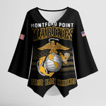 Honoring First Black Marines Kimono Sleeve Blouse The Montford Point Heroes