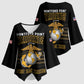 Honoring First Black Marines Kimono Sleeve Blouse The Montford Point Heroes