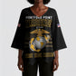 Honoring First Black Marines Kimono Sleeve Blouse The Montford Point Heroes