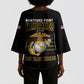 Honoring First Black Marines Kimono Sleeve Blouse The Montford Point Heroes