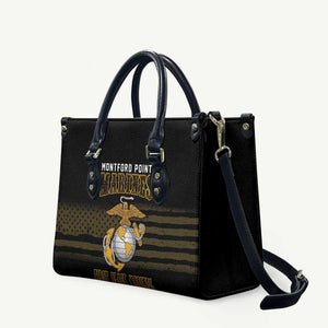 Honoring First Black Marines Leather Bag The Montford Point Heroes