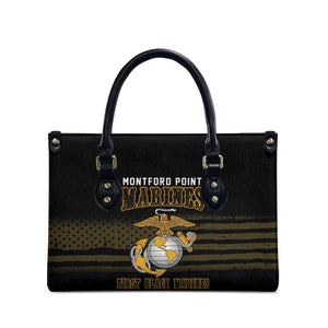 Honoring First Black Marines Leather Bag The Montford Point Heroes