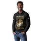 Honoring First Black Marines Long Sleeve Polo Shirt The Montford Point Heroes - African Pride