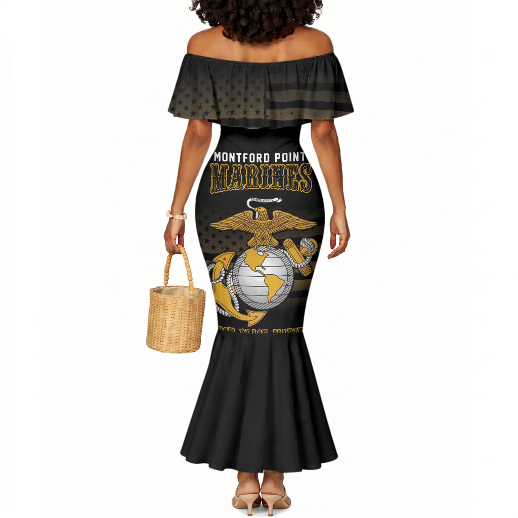 Honoring First Black Marines Mermaid Dress The Montford Point Heroes LT18