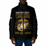 Honoring First Black Marines Padded Jacket The Montford Point Heroes