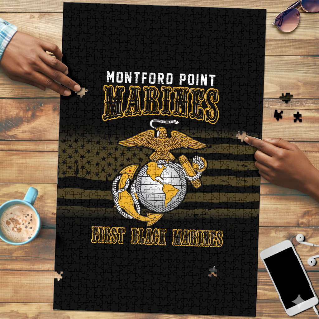 Honoring First Black Marines Puzzle The Montford Point Heroes