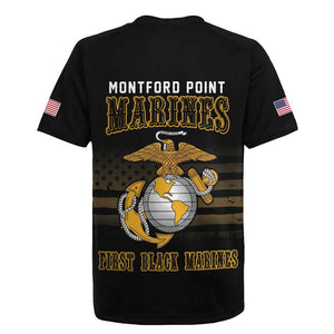 Honoring First Black Marines Rugby Jersey The Montford Point Heroes LT18