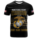 Honoring First Black Marines T shirt The Montford Point Heroes LT18