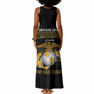 Honoring First Black Marines Tank Maxi Dress The Montford Point Heroes - African Pride
