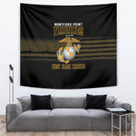 Honoring First Black Marines Tapestry The Montford Point Heroes - African Pride