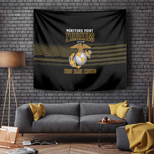 Honoring First Black Marines Tapestry The Montford Point Heroes - African Pride