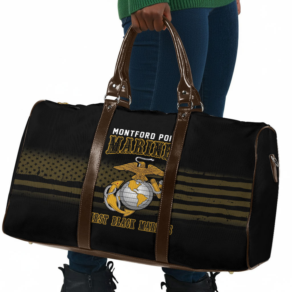 Honoring First Black Marines Travel Bag The Montford Point Heroes