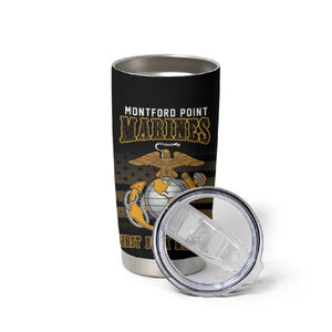 Honoring First Black Marines Tumbler Cup The Montford Point Heroes - African Pride
