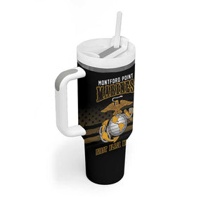 Honoring First Black Marines Tumbler With Handle The Montford Point Heroes - African Pride