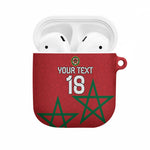 Custom Morocco Heritage Football AirPods Case Road To Champion
