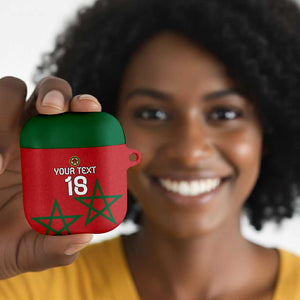 Custom Morocco Heritage Football AirPods Case Road To Champion