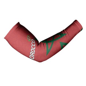 Custom Morocco Heritage Football Arm Sleeves Road To Champion