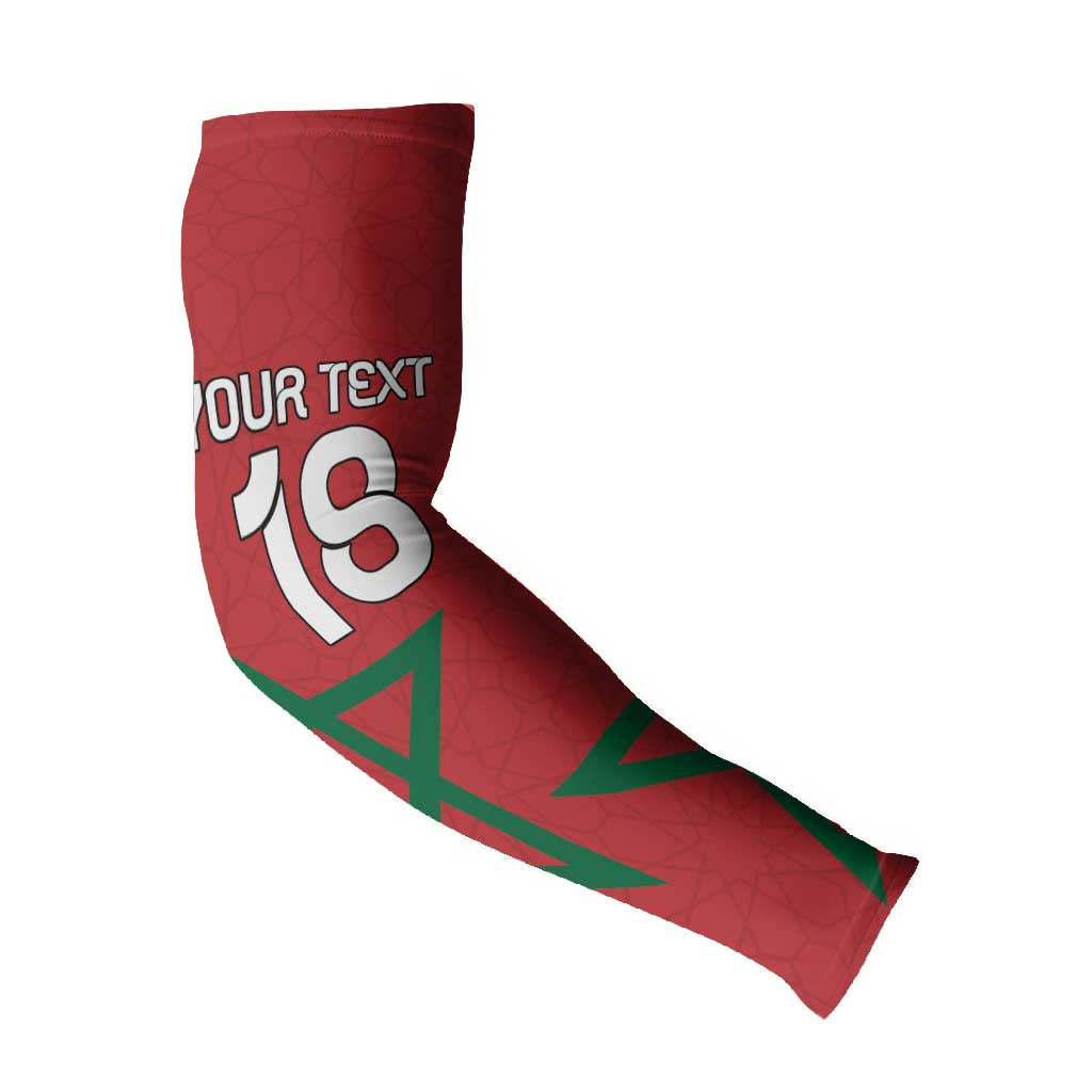 Custom Morocco Heritage Football Arm Sleeves Road To Champion