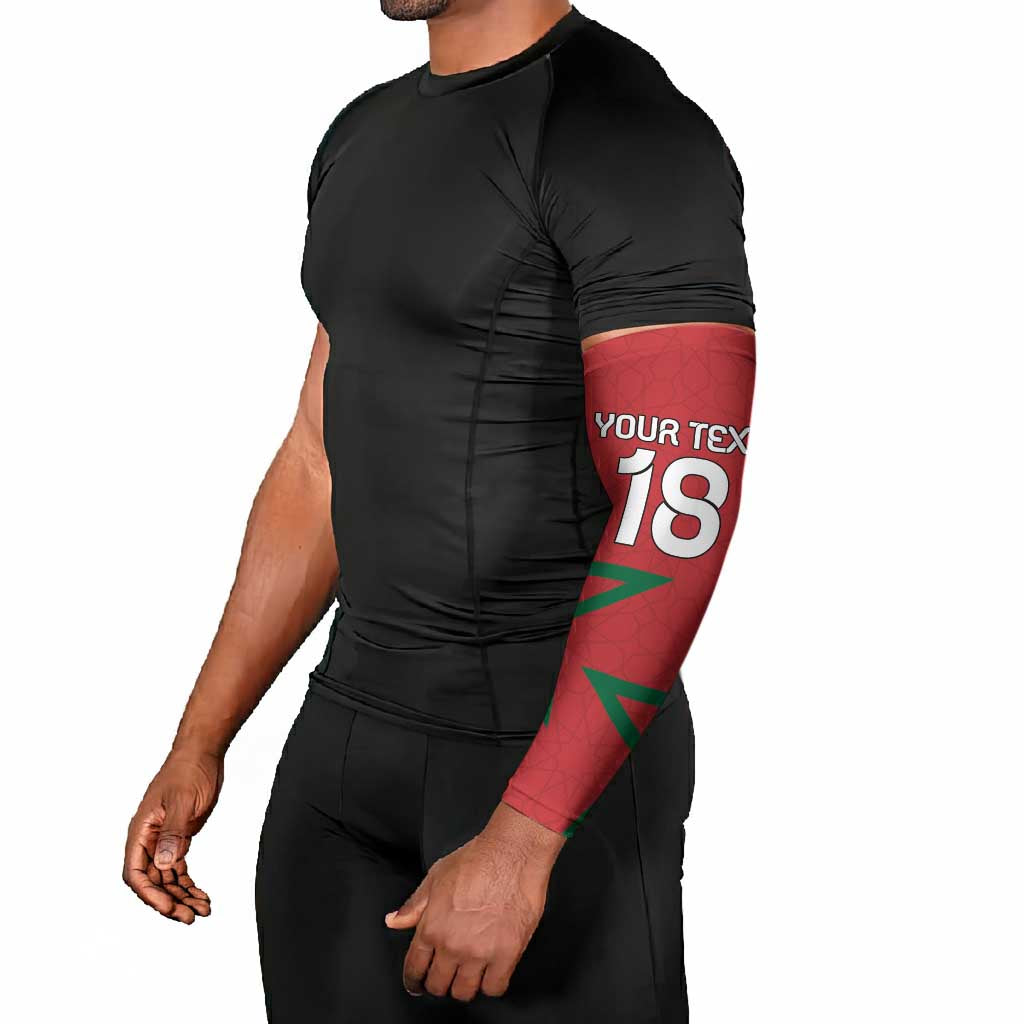Custom Morocco Heritage Football Arm Sleeves Road To Champion