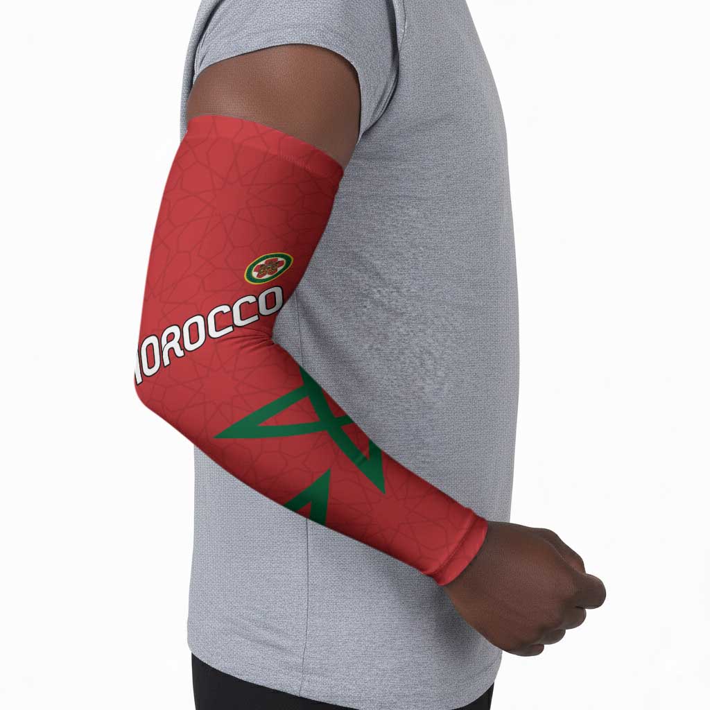 Custom Morocco Heritage Football Arm Sleeves Road To Champion