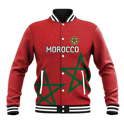 Custom Morocco Heritage Football Baseball Jacket Road To Champion