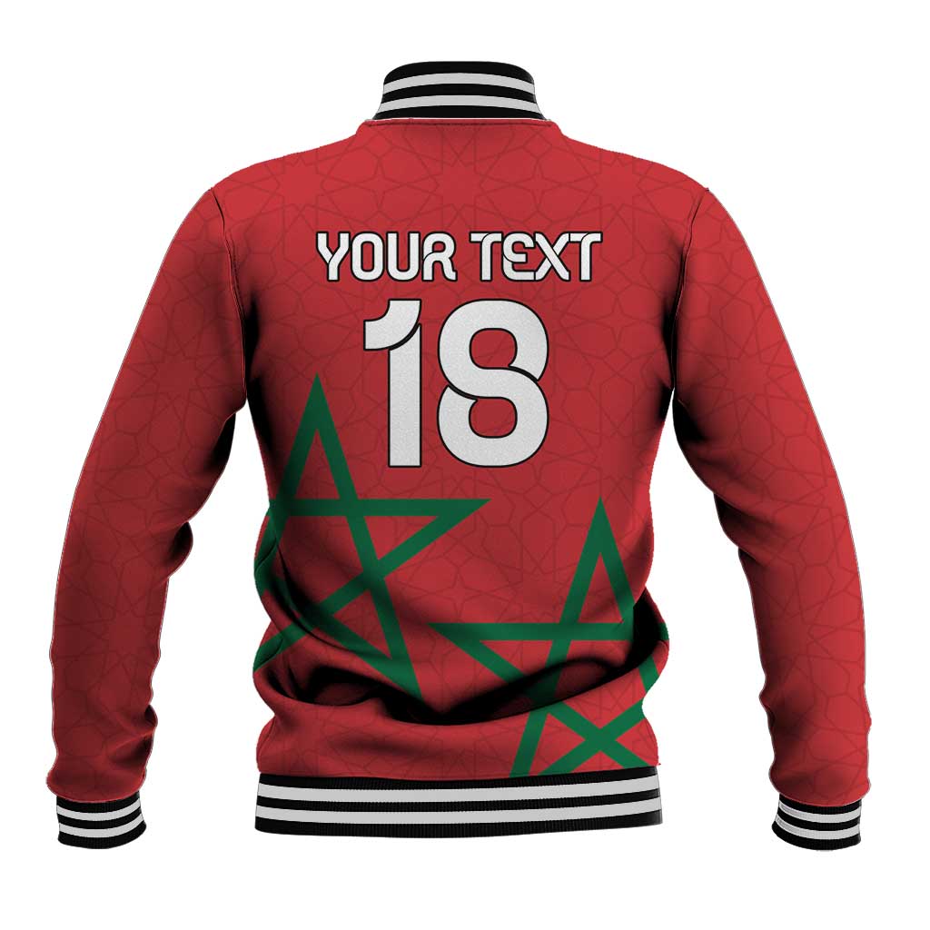 Custom Morocco Heritage Football Baseball Jacket Road To Champion