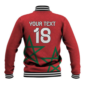 Custom Morocco Heritage Football Baseball Jacket Road To Champion